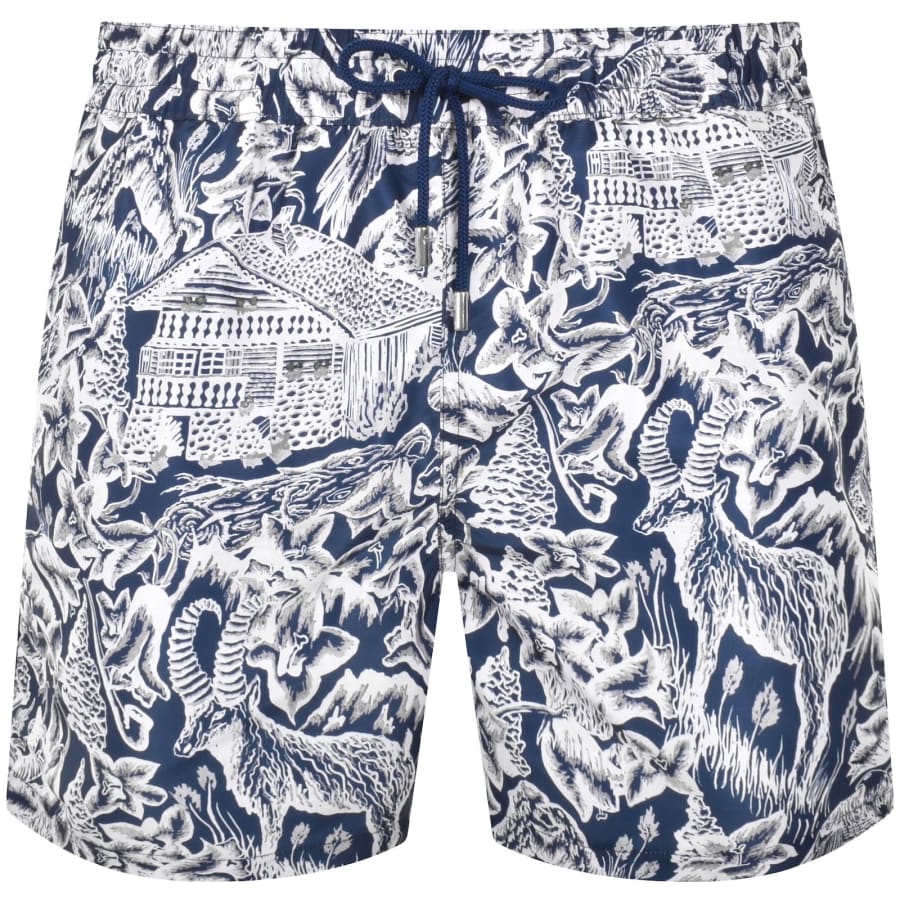 Image number 1 for Paul Smith Chalet Swim Shorts Dark Navy