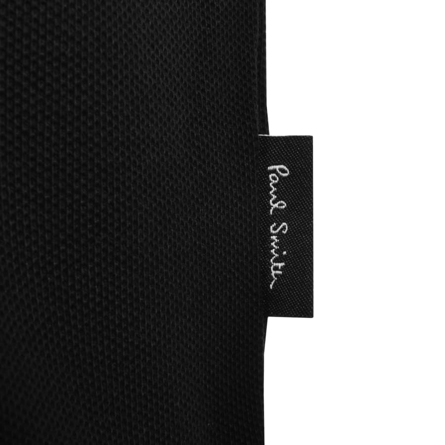 Image number 4 for Paul Smith Half Zip Polo T Shirt Black