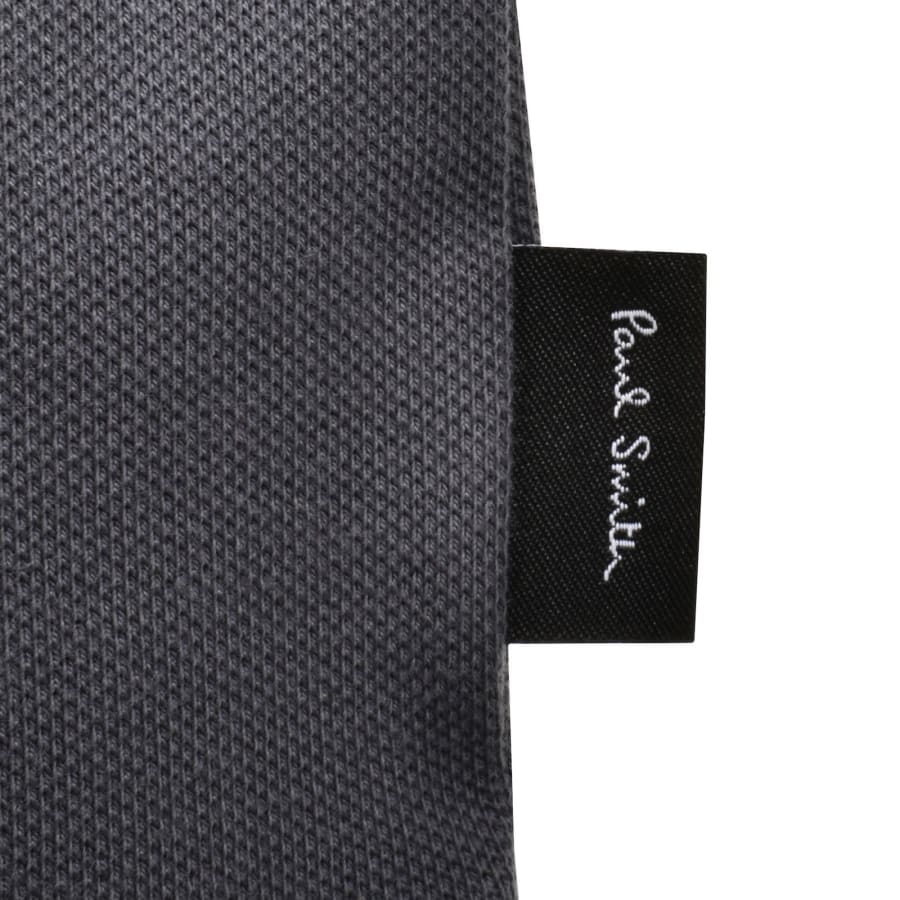 Image number 4 for Paul Smith Half Zip Polo T Shirt Grey