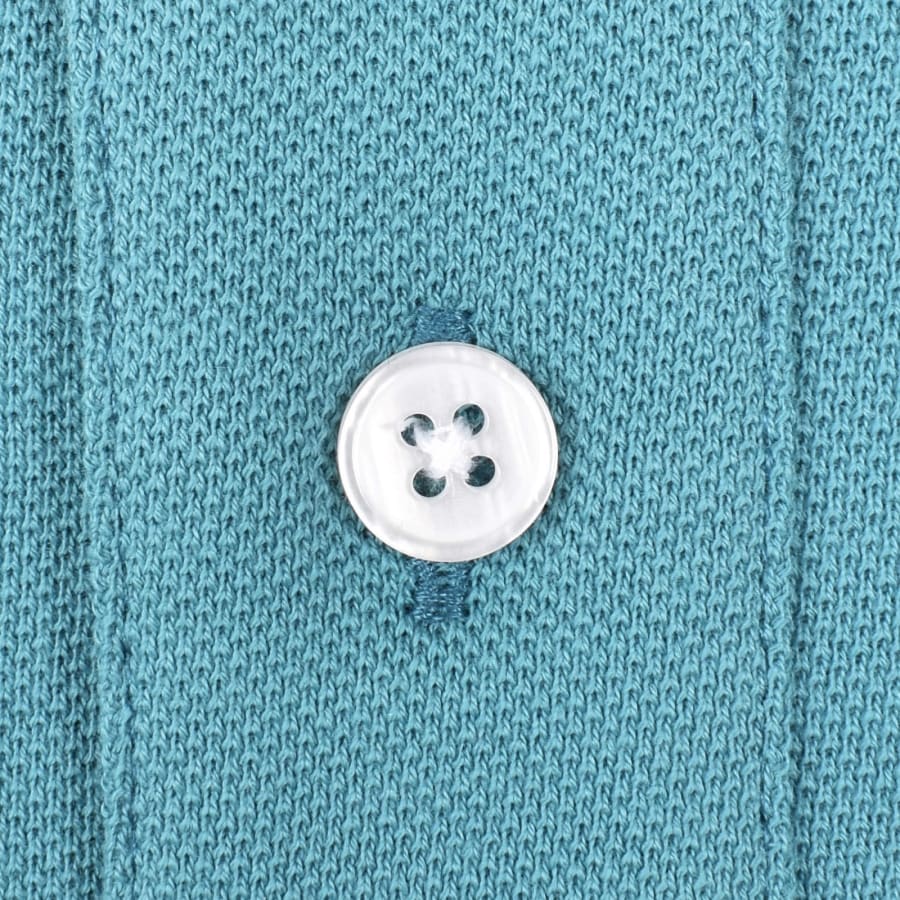 Image number 4 for Paul Smith Logo Badge Polo T Shirt Blue
