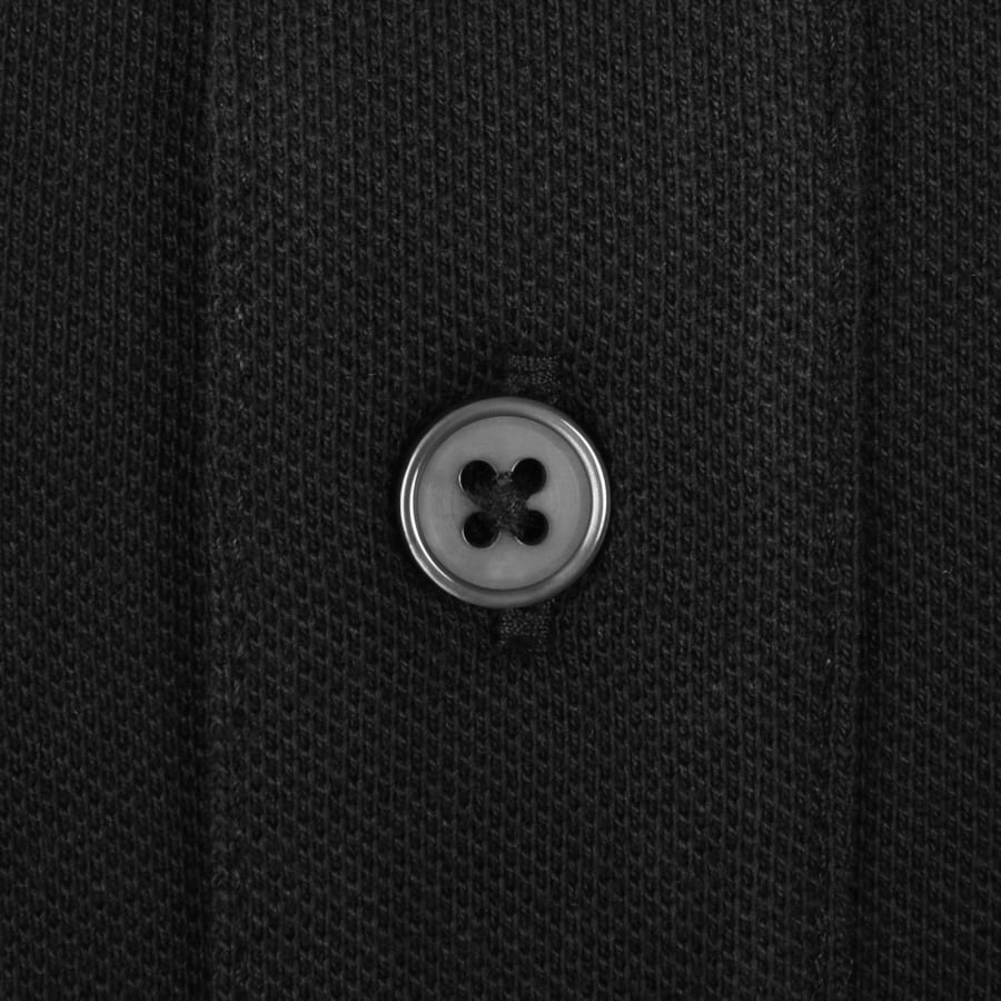 Image number 4 for Paul Smith Logo Badge Polo T Shirt Black
