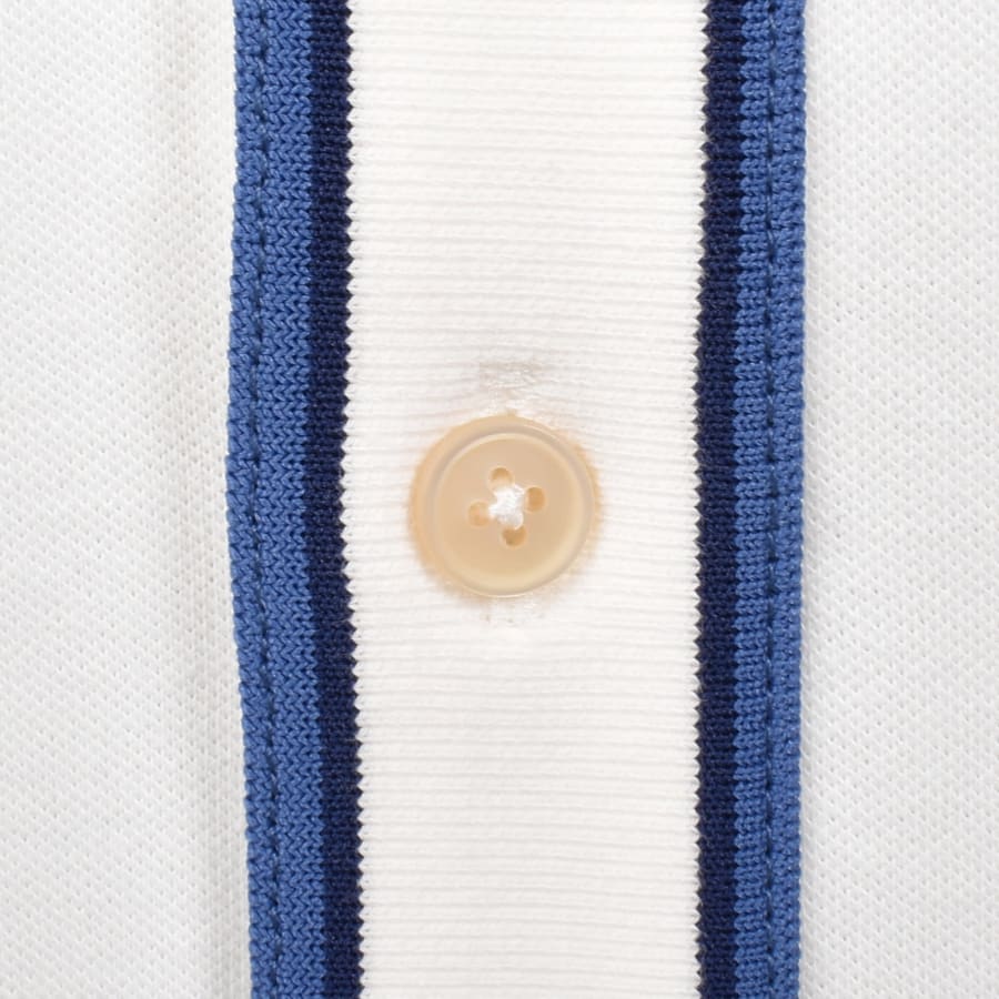 Image number 3 for Paul Smith Button Front Polo T Shirt White