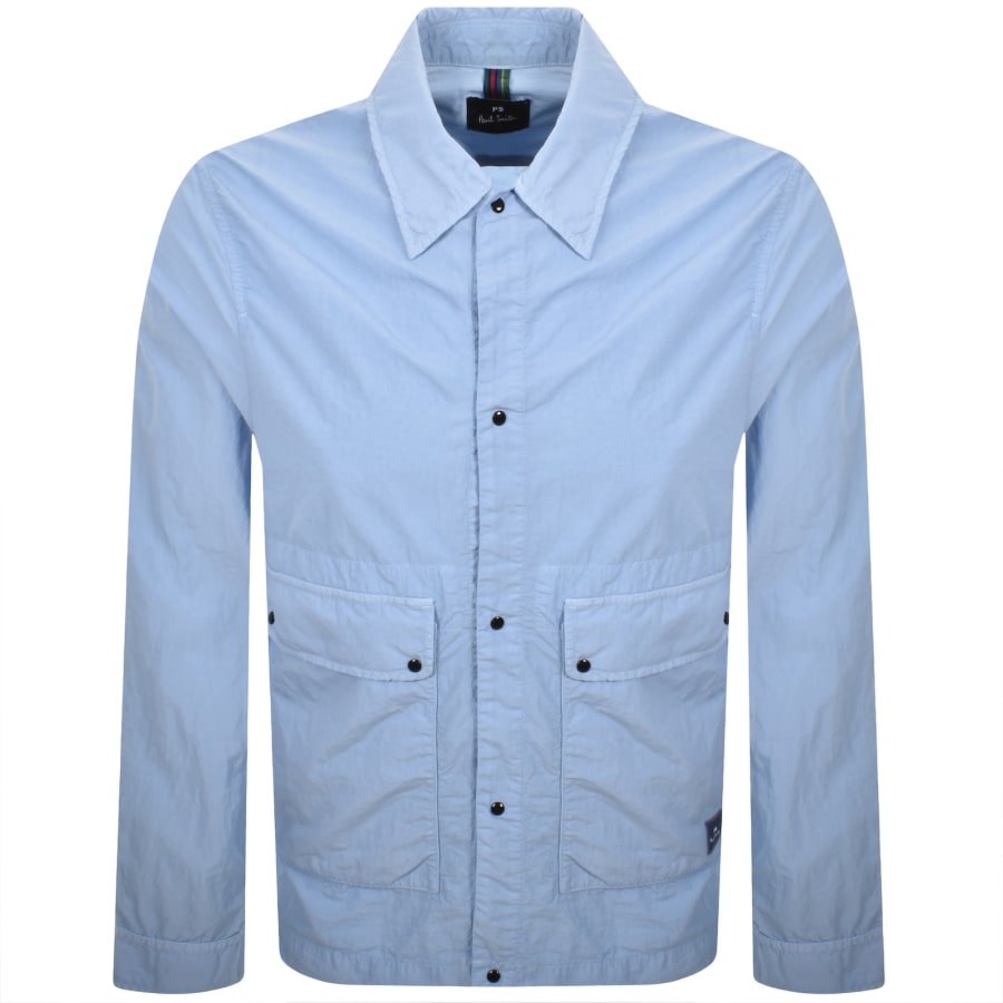 Image number 1 for Paul Smith Unlined Overshirt Blue