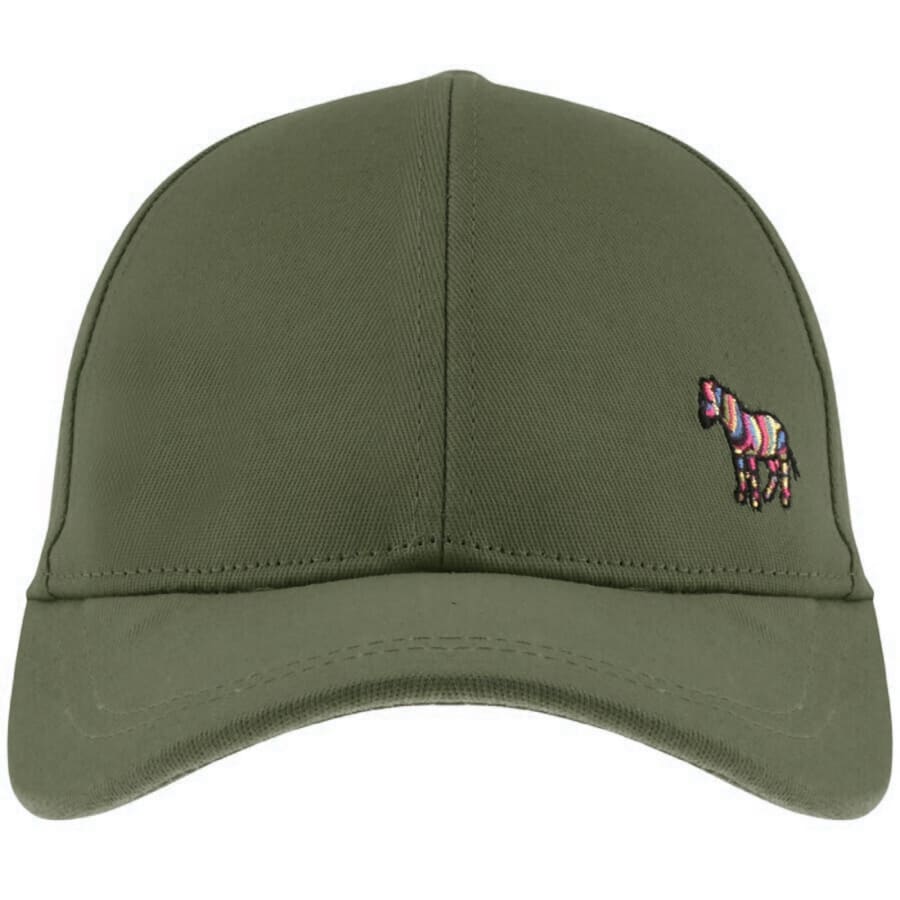 Image number 1 for Paul Smith Seasonal Zebra Baseball Cap Green