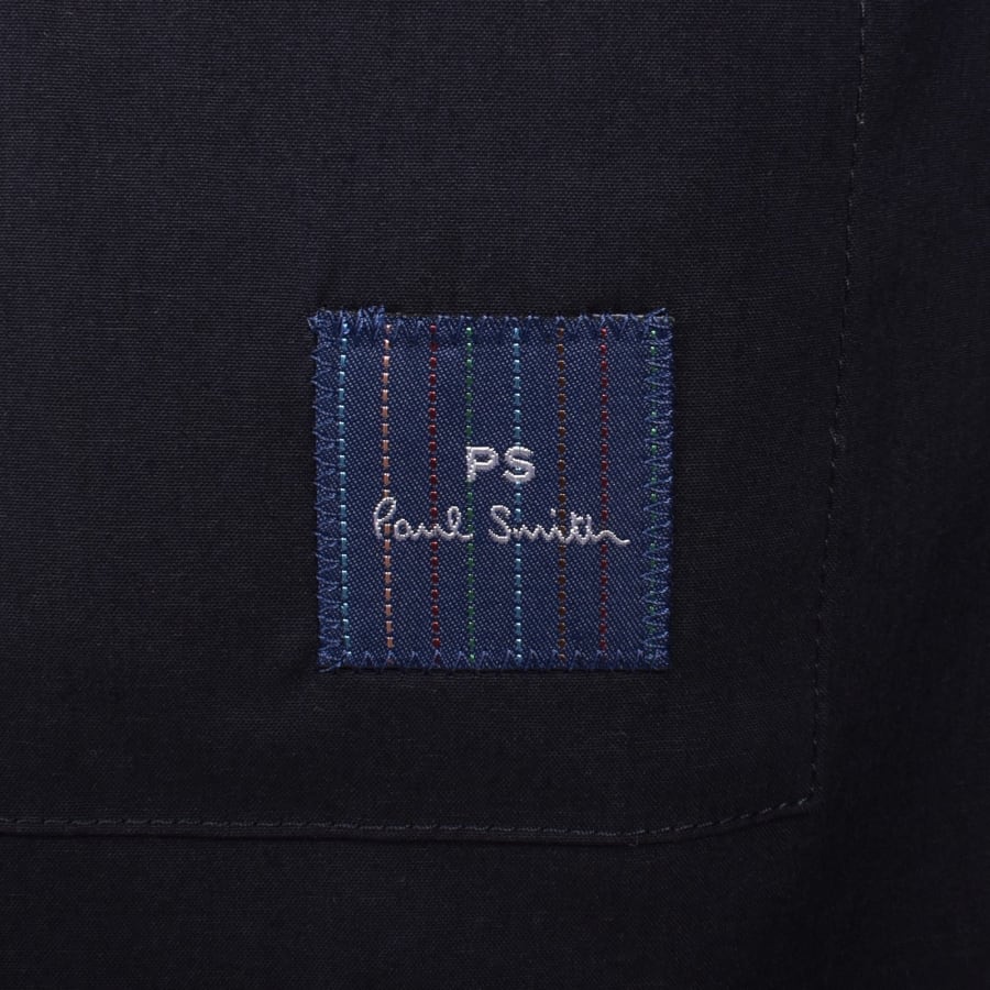 Image number 4 for Paul Smith Patch Pocket Overshirt Navy