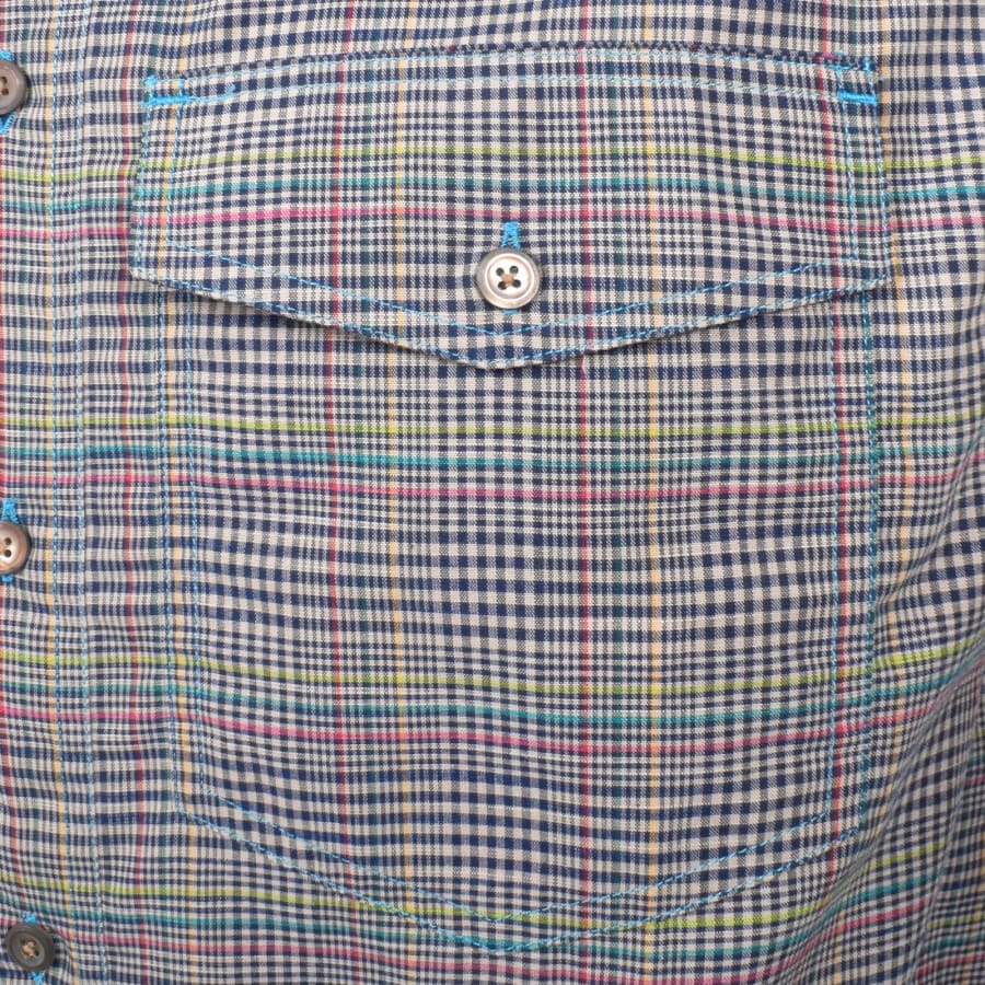 Image number 3 for Paul Smith Casual Fit Long Sleeved Shirt Grey
