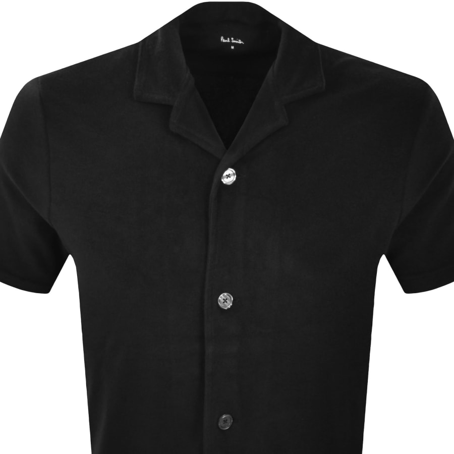 Image number 2 for Paul Smith Short Sleeved Shirt Black
