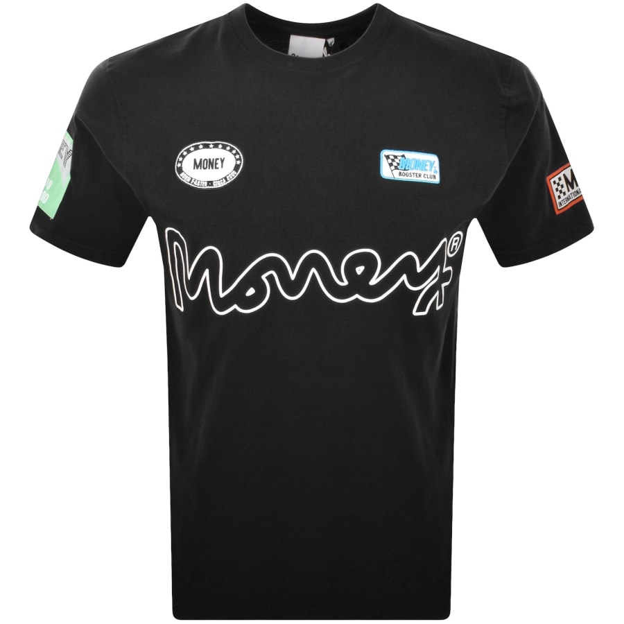 Image number 2 for Money Patch T Shirt And Short Set Black