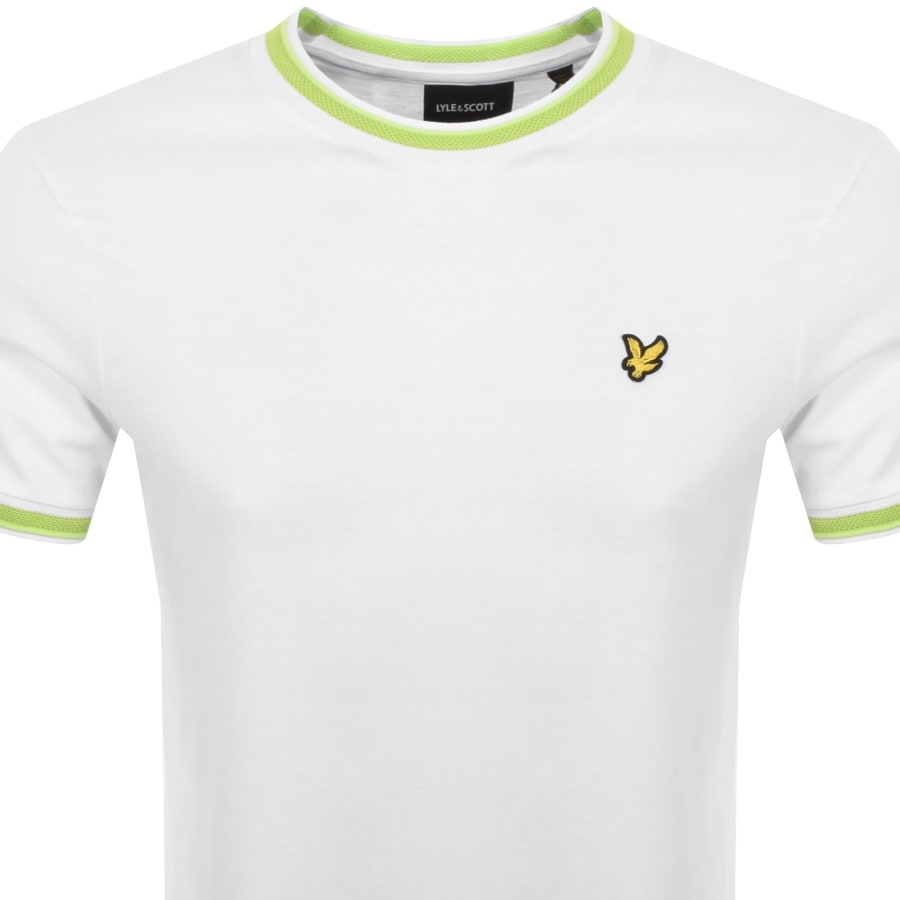 Image number 2 for Lyle And Scott Multi Tipped T Shirt White