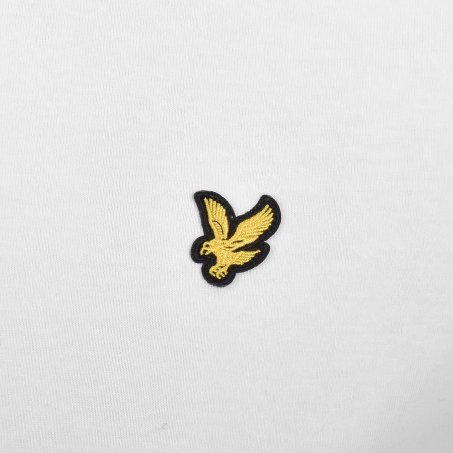 Image number 3 for Lyle And Scott Multi Tipped T Shirt White