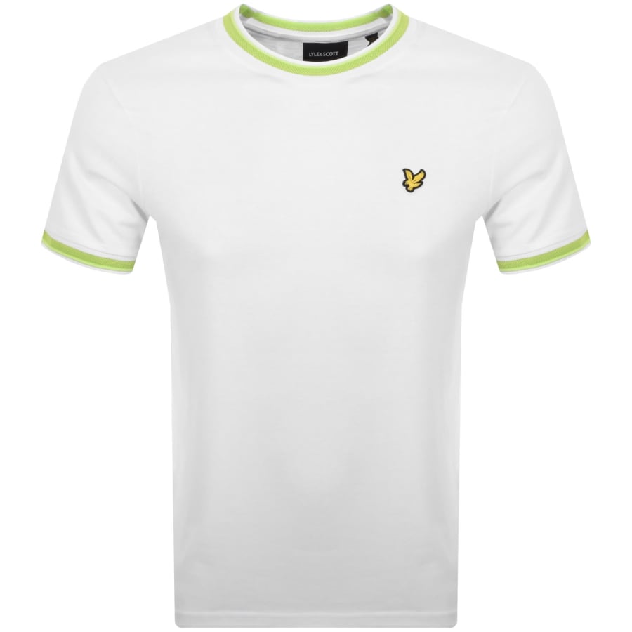 Image number 1 for Lyle And Scott Multi Tipped T Shirt White