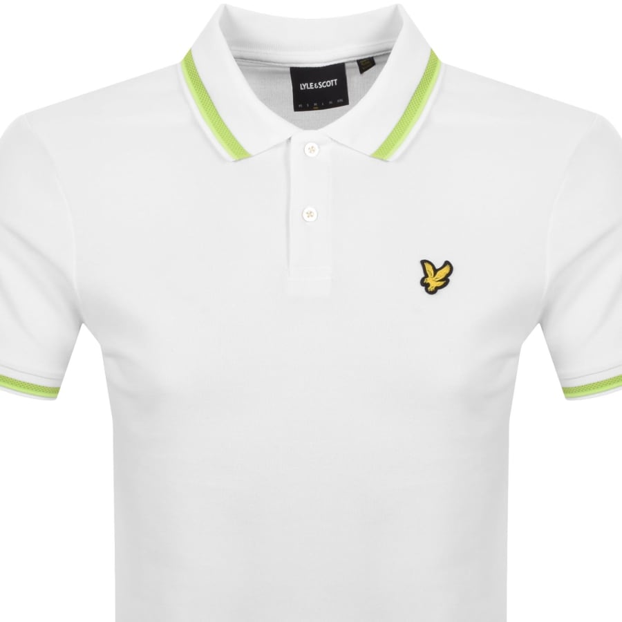 Image number 2 for Lyle And Scott Multi Tipped Polo White