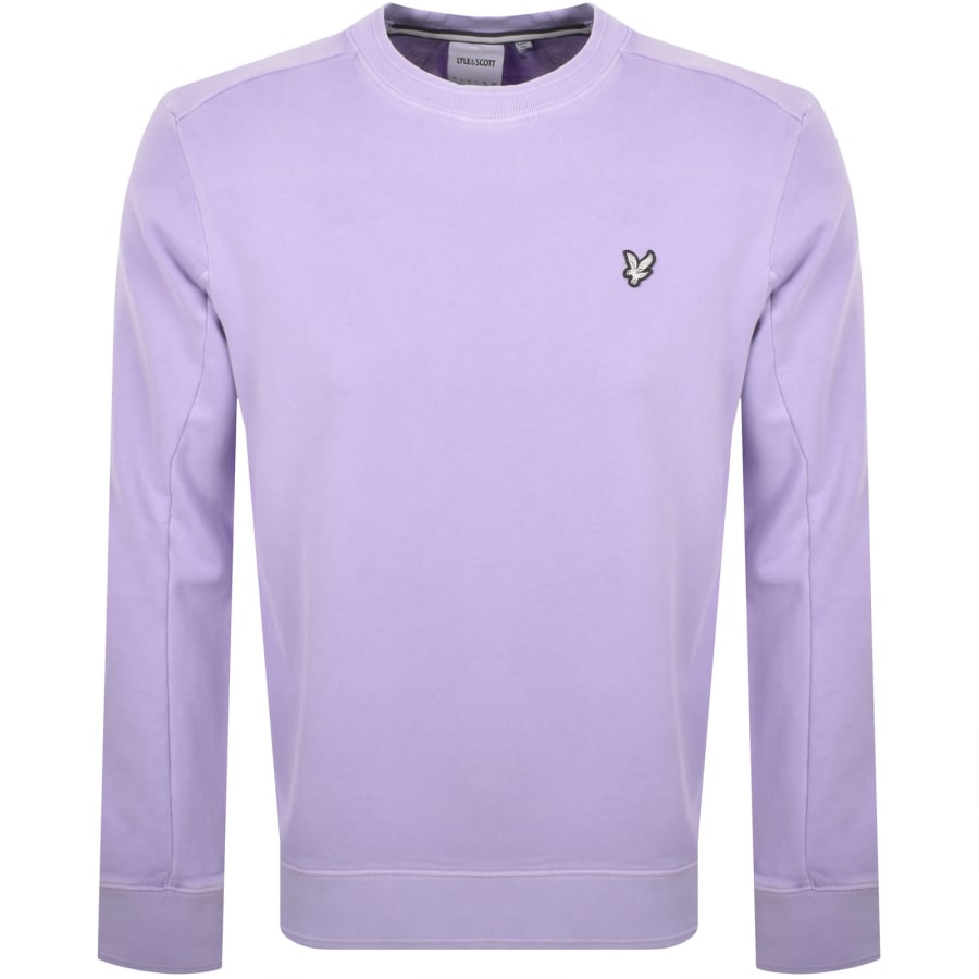 Image number 1 for Lyle And Scott Crew Neck Sweatshirt Lilac