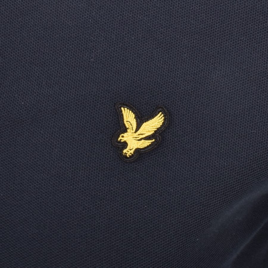 Image number 3 for Lyle And Scott Contrast Tipped Polo Navy