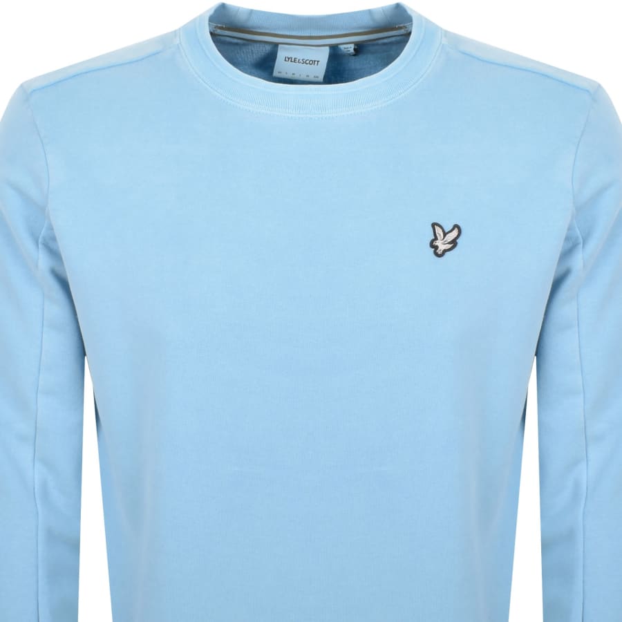 Image number 2 for Lyle And Scott Crew Neck Sweatshirt Blue