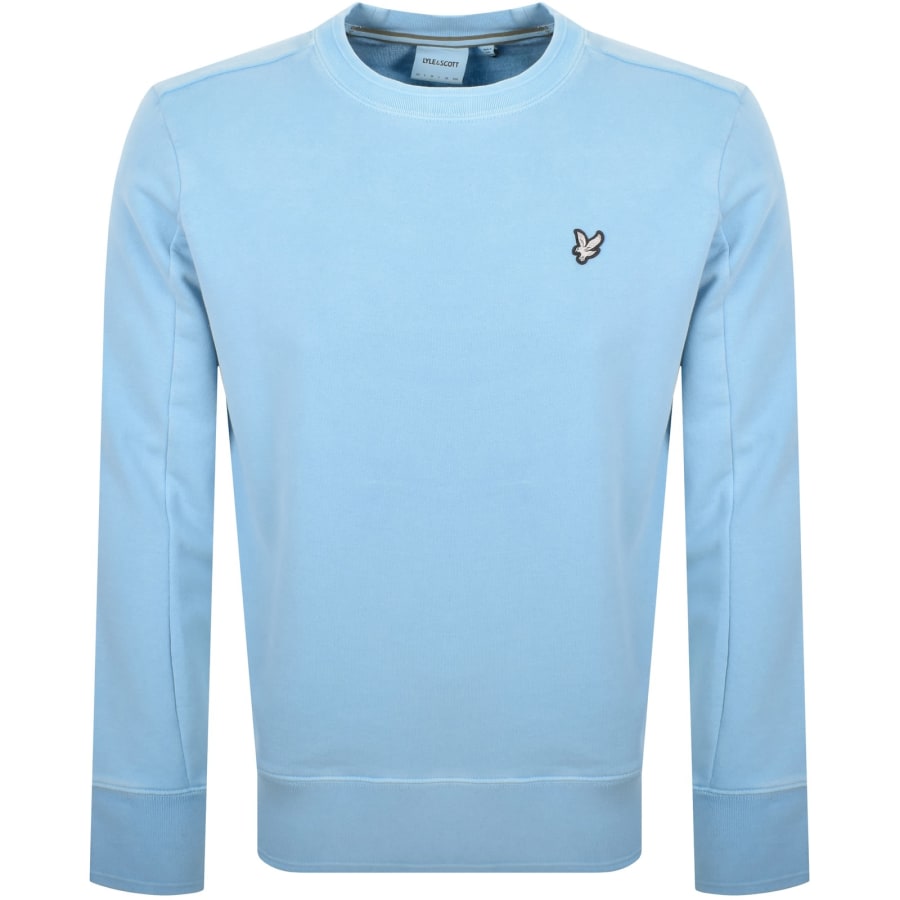 Image number 1 for Lyle And Scott Crew Neck Sweatshirt Blue