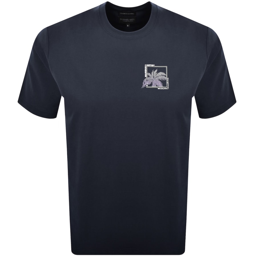 Image number 2 for Marshall Artist Hawaii T Shirt Navy