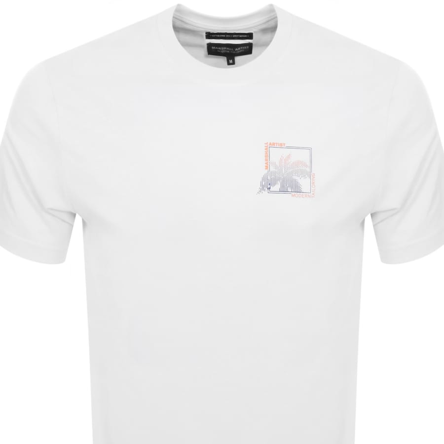 Image number 3 for Marshall Artist Hawaii T Shirt White