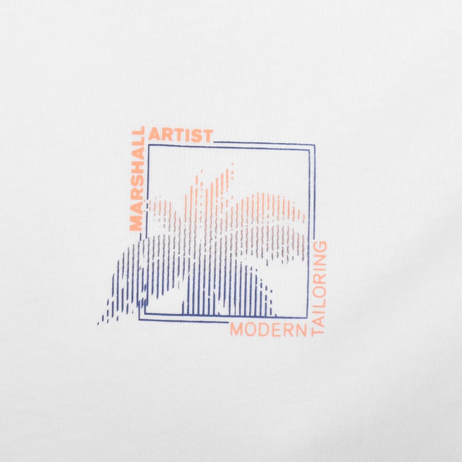 Image number 4 for Marshall Artist Hawaii T Shirt White