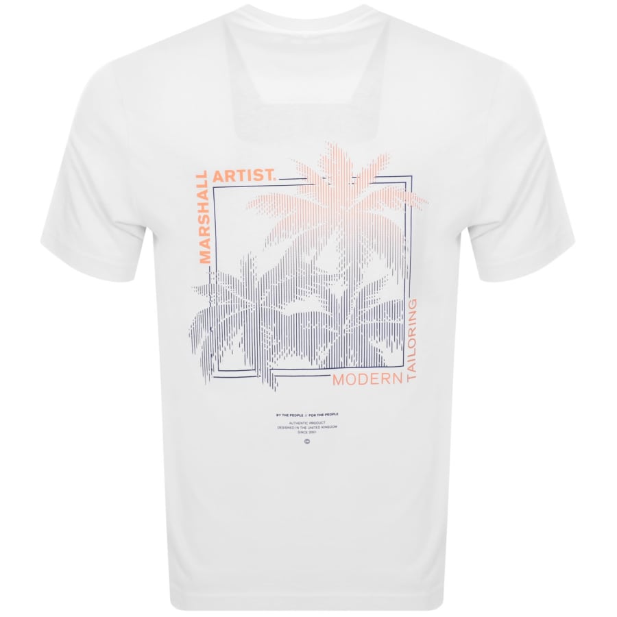 Image number 5 for Marshall Artist Hawaii T Shirt White