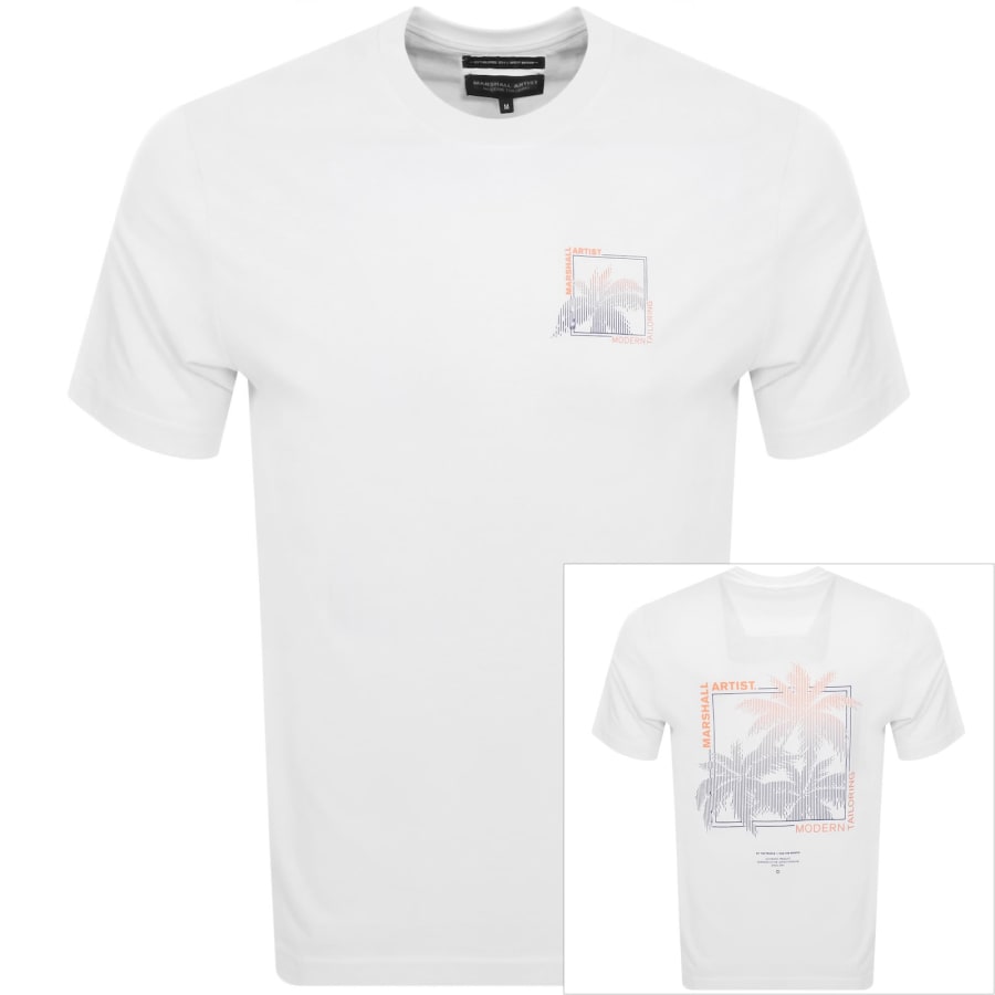 Image number 1 for Marshall Artist Hawaii T Shirt White
