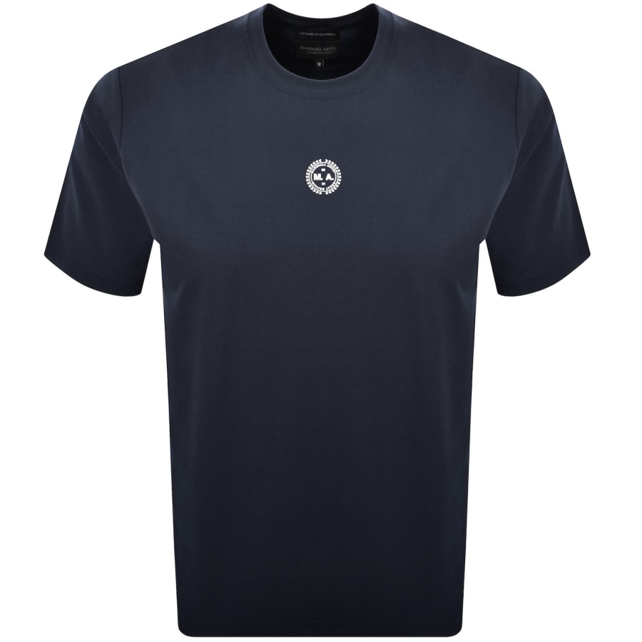 Image number 2 for Marshall Artist Motion T Shirt Navy