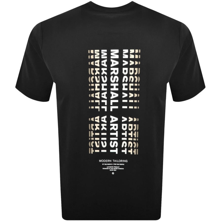 Image number 5 for Marshall Artist Motion T Shirt Black