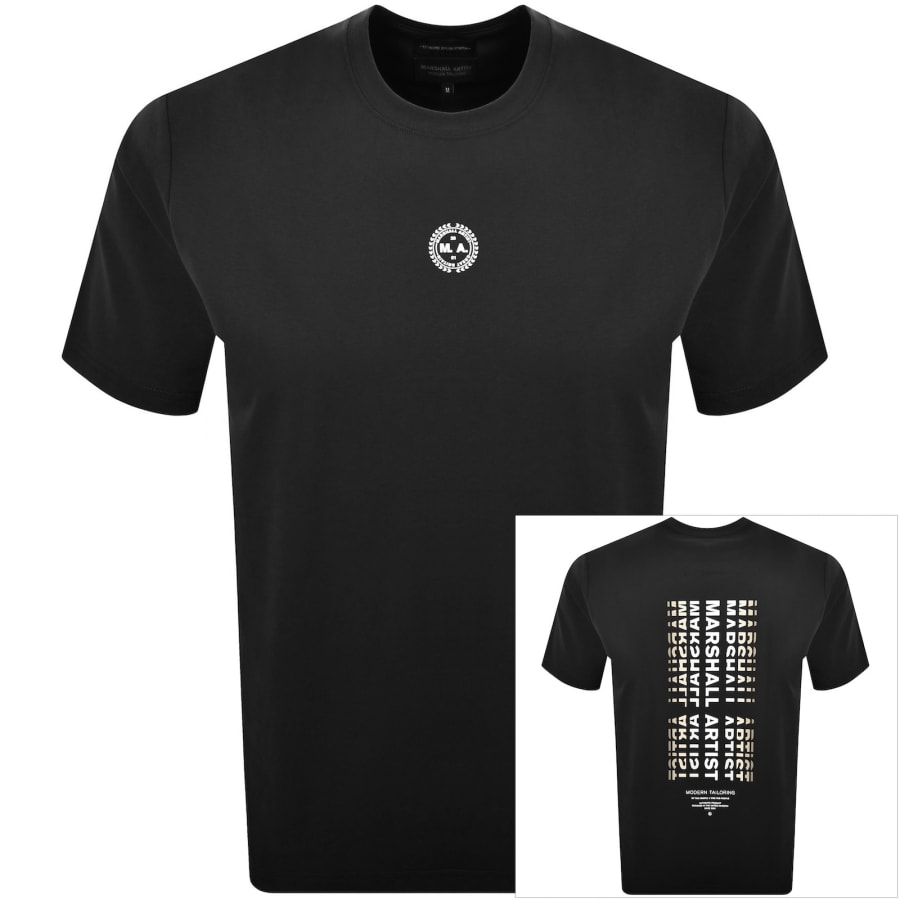 Image number 1 for Marshall Artist Motion T Shirt Black