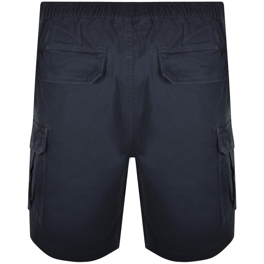 Image number 3 for Marshall Artist Gaberdine Cargo Shorts Navy
