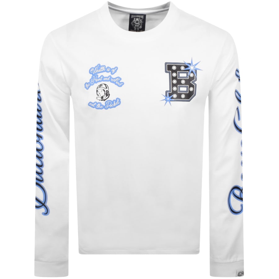 Image number 2 for Billionaire Boys Club Long Sleeve T Shirt White