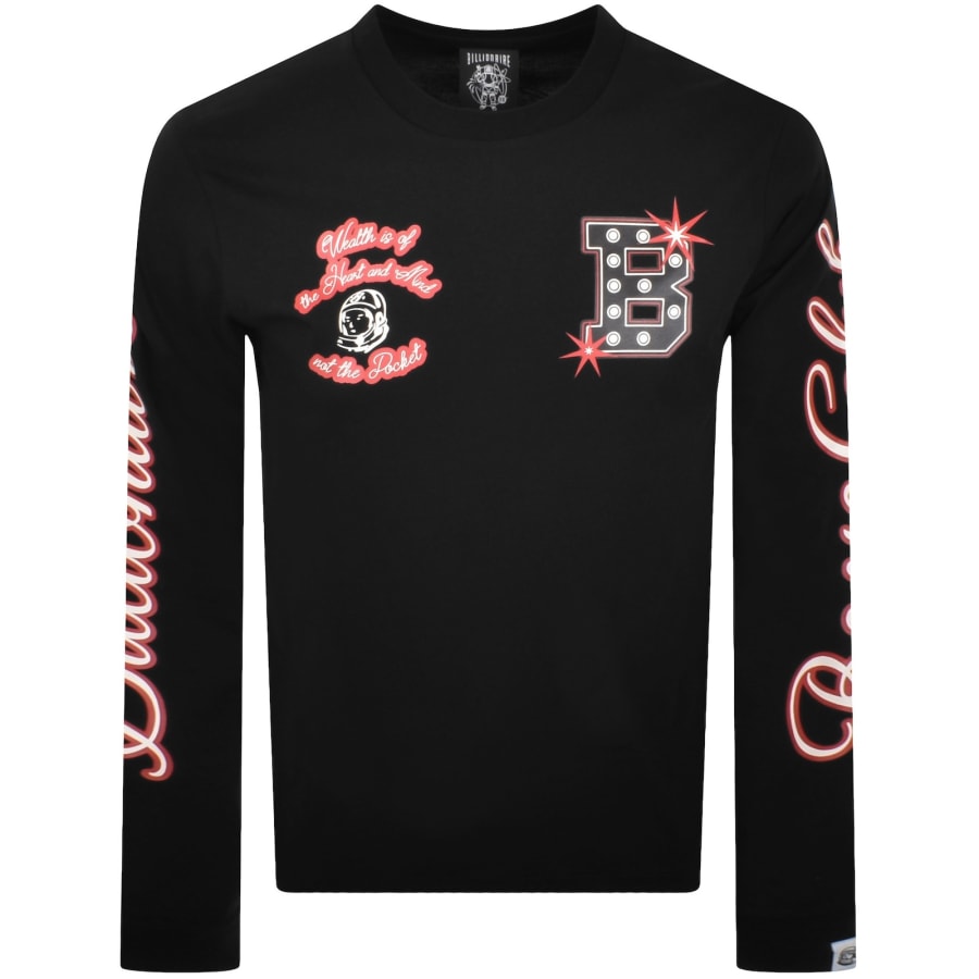 Image number 2 for Billionaire Boys Club Long Sleeve T Shirt Black