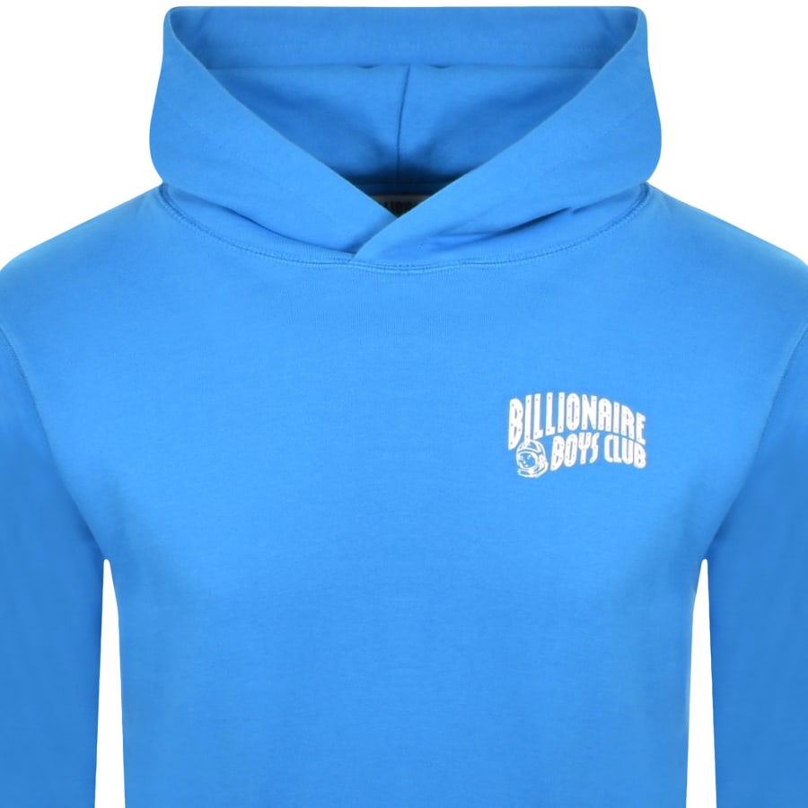 Image number 2 for Billionaire Boys Club Logo Hoodie Aqua Blue