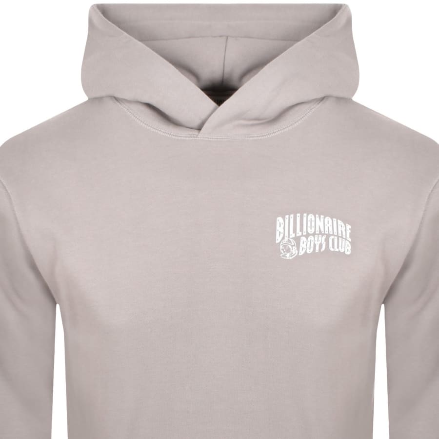 Image number 2 for Billionaire Boys Club Logo Hoodie Flat Grey