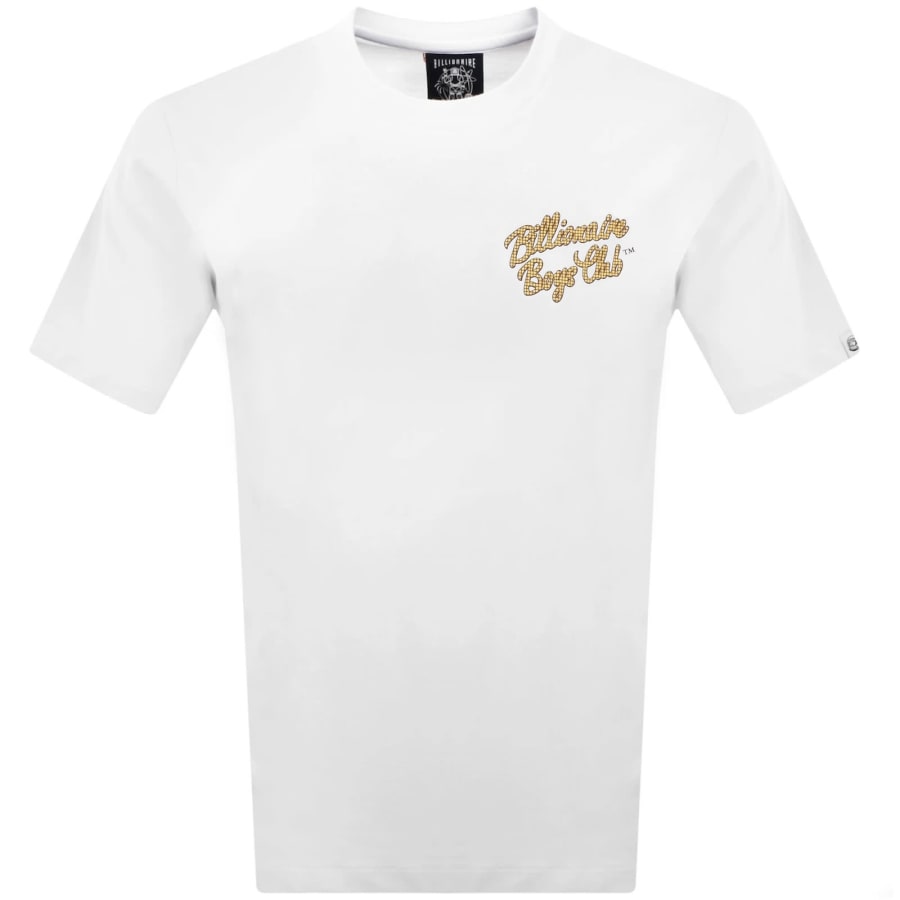 Image number 2 for Billionaire Boys Club Script Logo T Shirt White