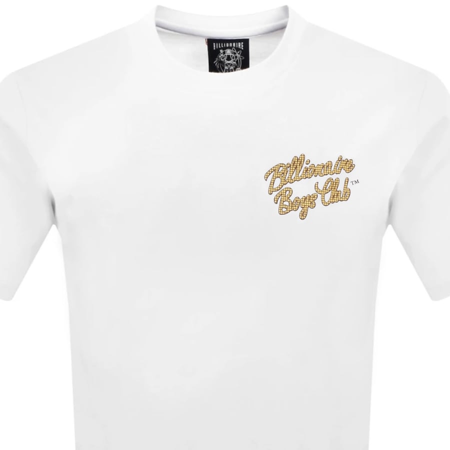 Image number 3 for Billionaire Boys Club Script Logo T Shirt White
