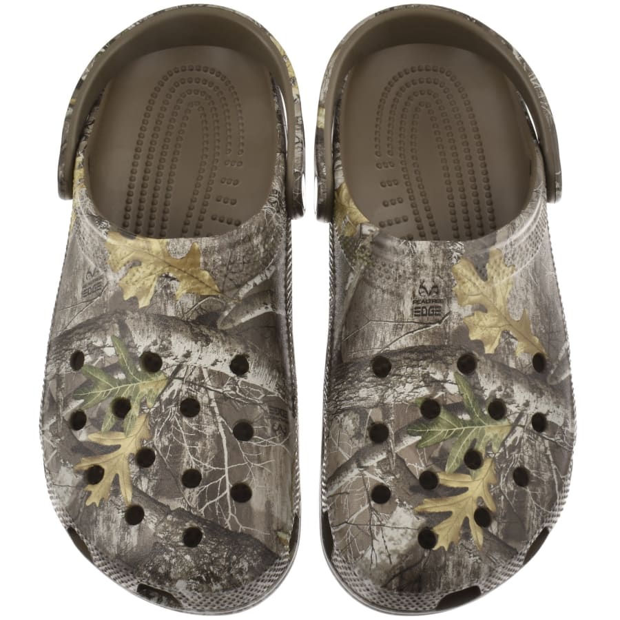 Image number 3 for Crocs Classic Realtree Edge Clogs Walnut