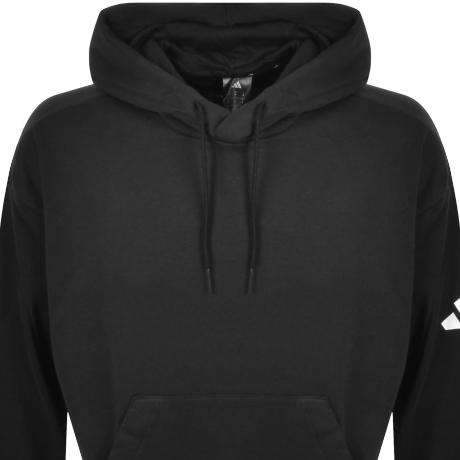 Image number 2 for adidas Sportswear 3 Bar Logo Hoodie Black