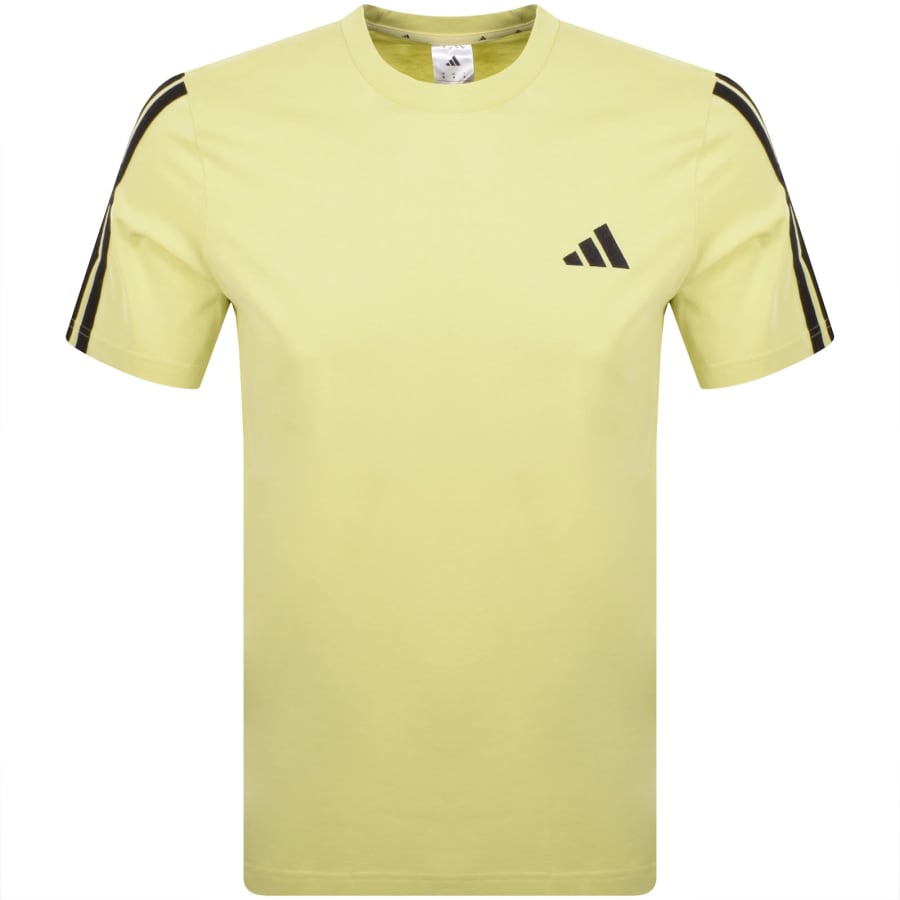 Image number 1 for adidas Sportswear 3 Stripes T Shirt Yellow