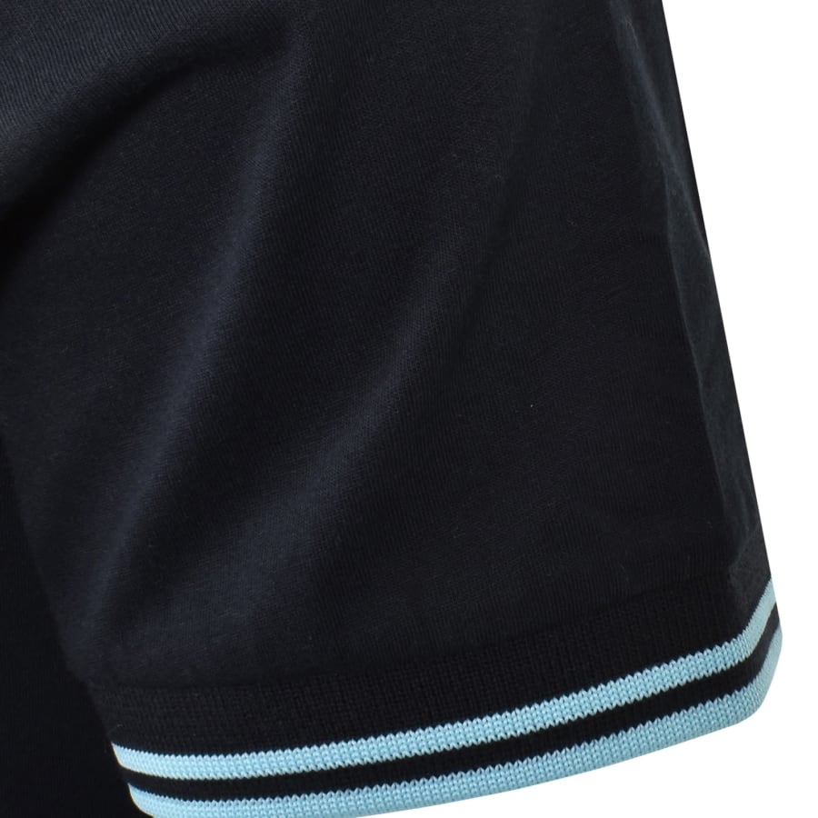 Image number 4 for Fred Perry Twin Tipped T Shirt Navy