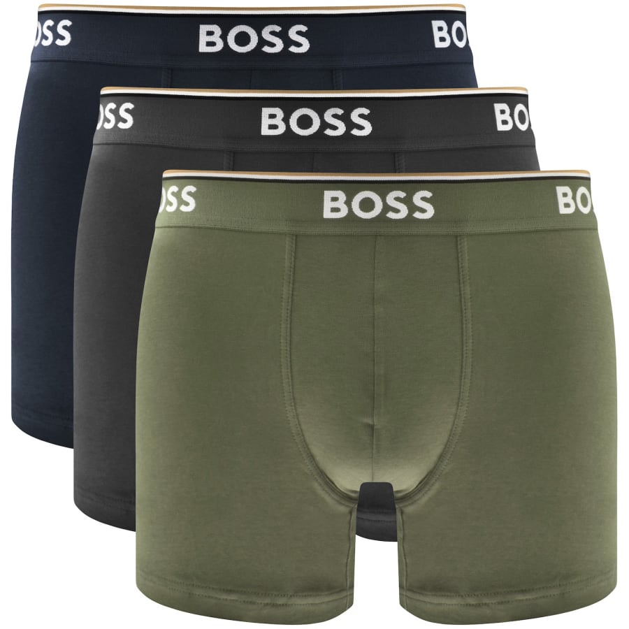 Image number 1 for BOSS Underwear 3 Pack Long Boxer Briefs