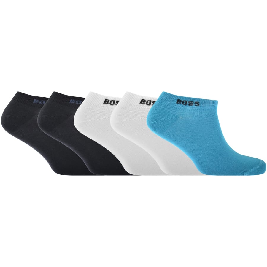 Image number 1 for BOSS 5 Pack Ankle Socks