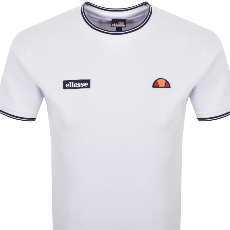 Image number 2 for Ellesse Belvider T Shirt White