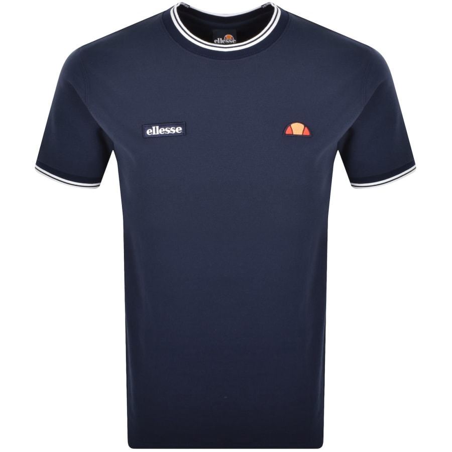 Image number 1 for Ellesse Belvider T Shirt Navy