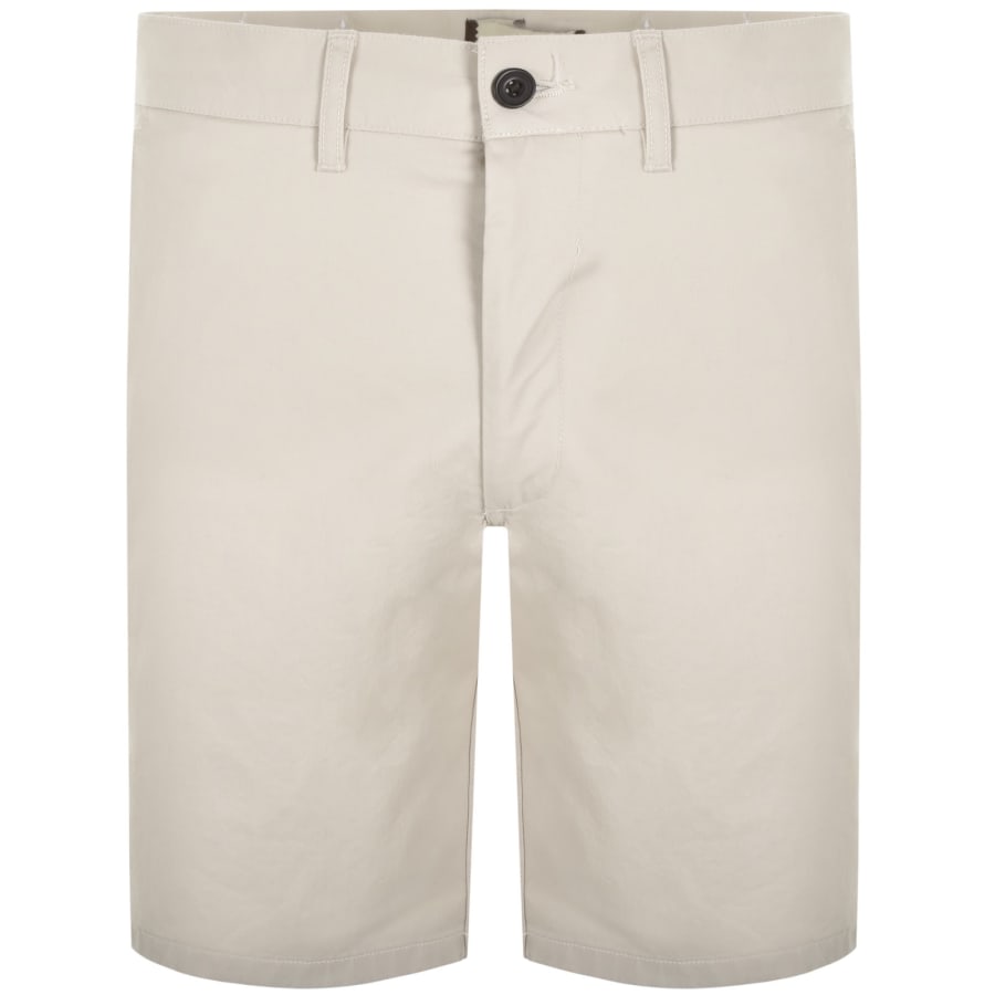Image number 1 for Farah Hawk Fine Twill Chino Shorts Fog