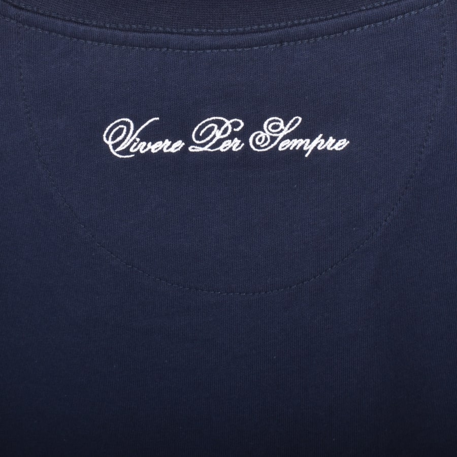 Image number 5 for Ellesse Dinelli T Shirt Navy