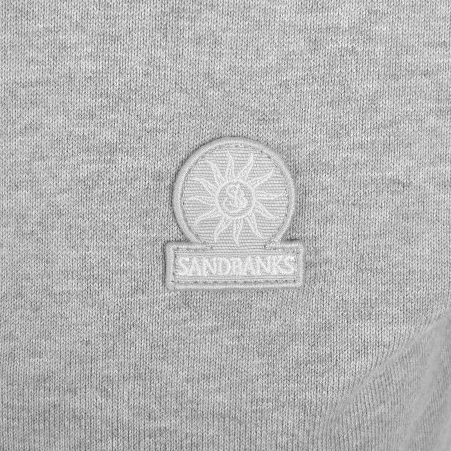 Image number 3 for Sandbanks 3 Button Polo T Shirt Grey