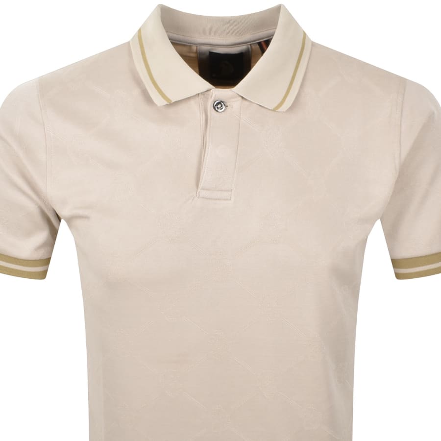 Image number 2 for Luke 1977 Saxon Polo T Shirt Dark Ecru