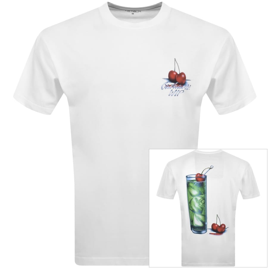 Image number 1 for Carhartt WIP Jake Garcia T Shirt White
