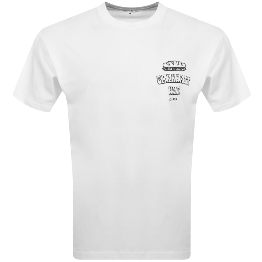 Image number 2 for Carhartt WIP Sandwich T Shirt White