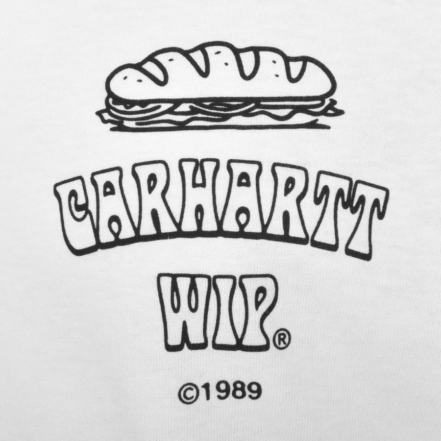 Image number 4 for Carhartt WIP Sandwich T Shirt White